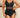 Beach Vacation Sexy Skirt Tummy Control Mesh V-Shaped Underwire Hollow Mesh One-Piece Swimsuit