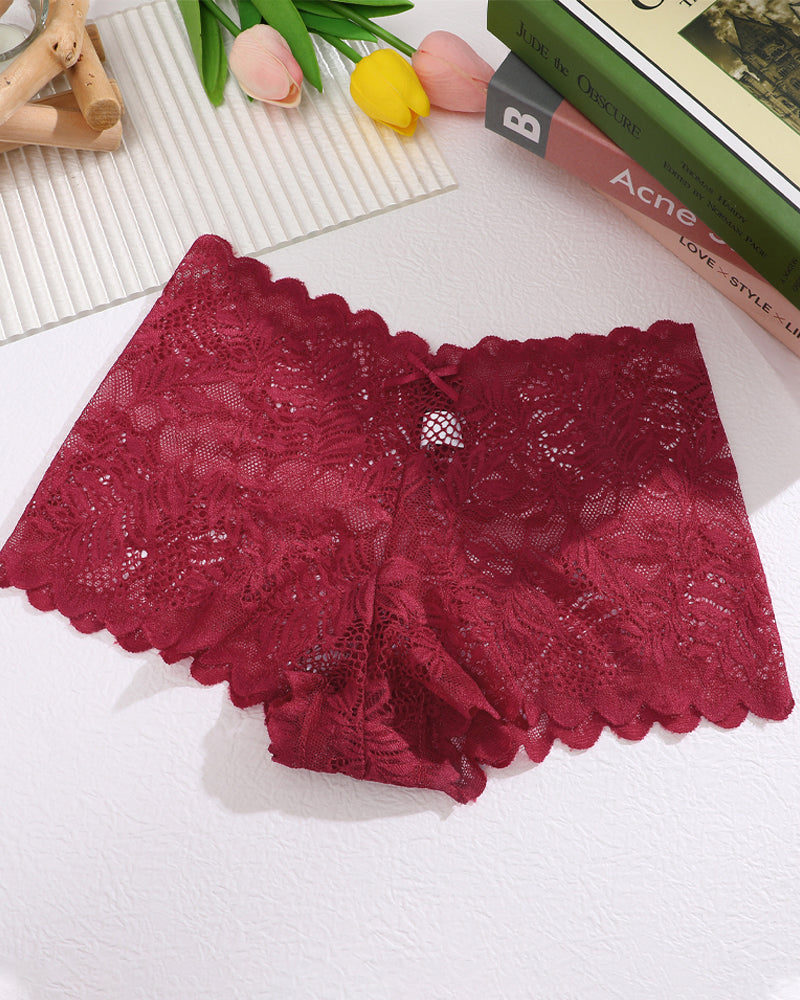 Cotton Lace Seamless Panties