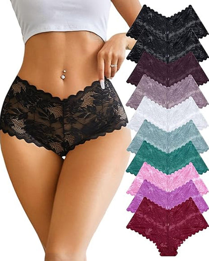Cotton Lace Seamless Panties