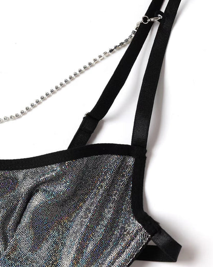 Sexy Rhinestones Chain Fun Lingerie Set