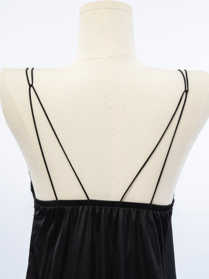 Soft Satin Lace Slip Dress