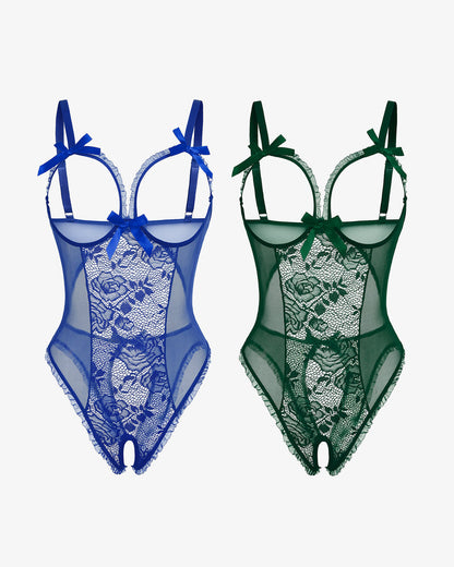 2Packs Sets Lace Mini Bodysuit