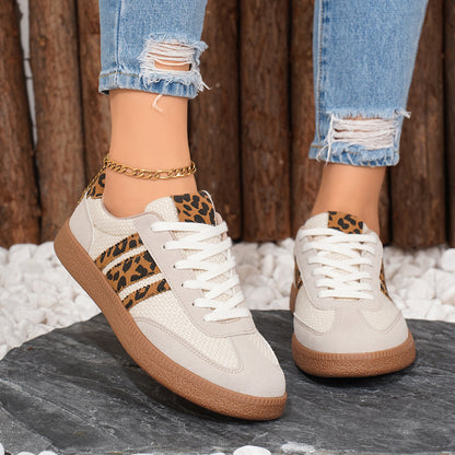 Women's Leopard Print Sneakers