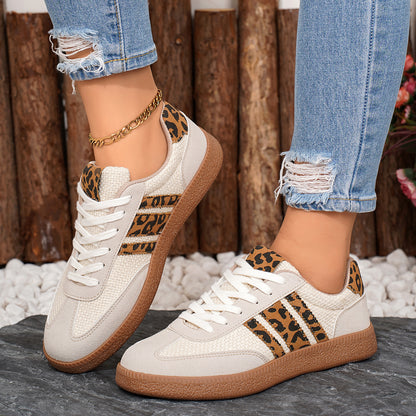 Women's Leopard Print Sneakers