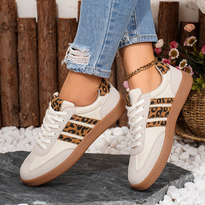 Women's Leopard Print Sneakers