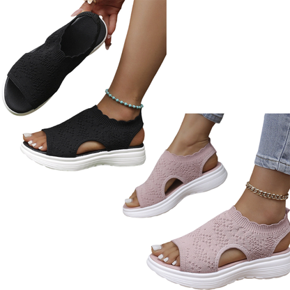 🔥Women's Breathable Knit Platform Sandals