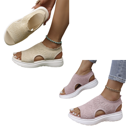 🔥Women's Breathable Knit Platform Sandals