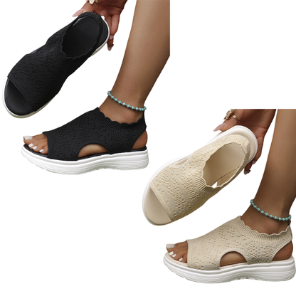 🔥Women's Breathable Knit Platform Sandals