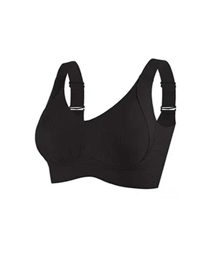 Women's Solid Color Four Rows Adjustable Wireless Bras