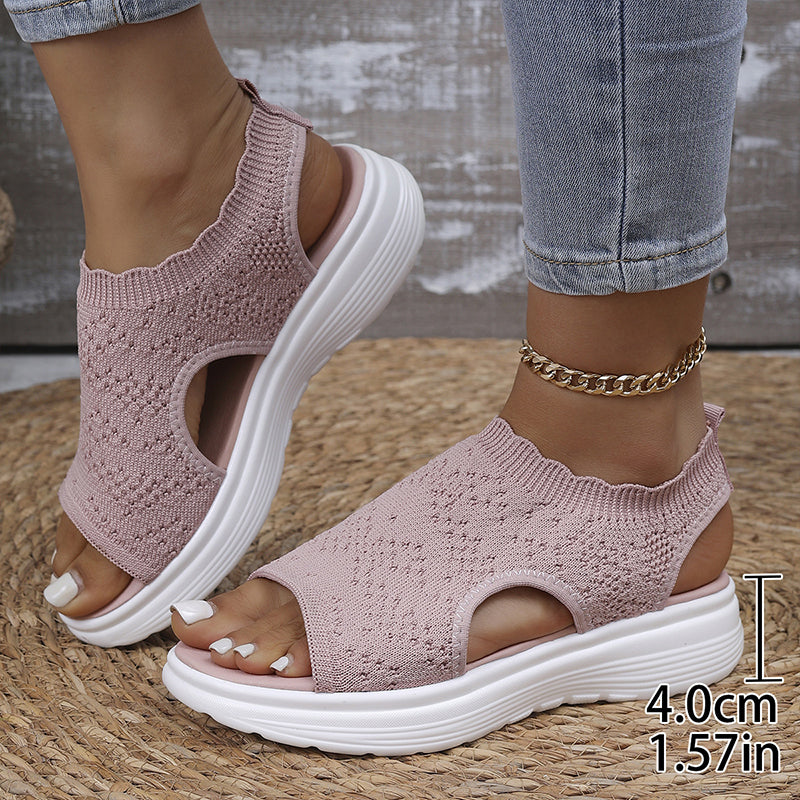 🔥Women's Breathable Knit Platform Sandals